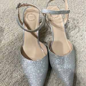 Silver heels